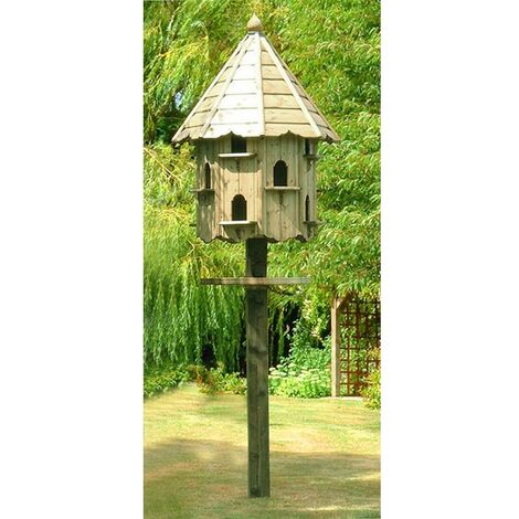 Nayland Natural Dovecotes Twelve Nest - Pressure Treated Timber - L86 x W86 x H390 cm