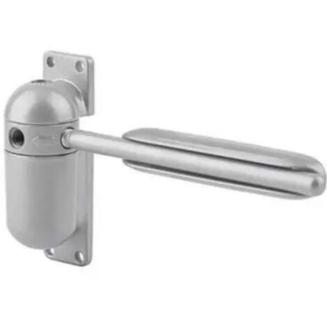 Nazalus - Gran oferta - Cierrapuertas automático - Cierrapuertas hidráulico - Resistente al fuego - Montaje en superficie - Ajustable (Color: Blanco)