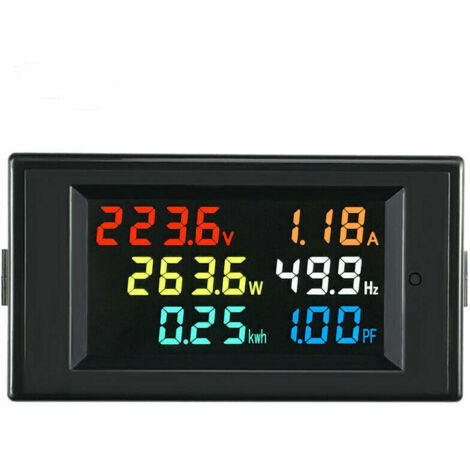 Nazalus Hot Sale D69-2058 Medidor de electricidad multifuncional con pantalla digital de CA para voltaje, corriente, potencia y factor de frecuencia