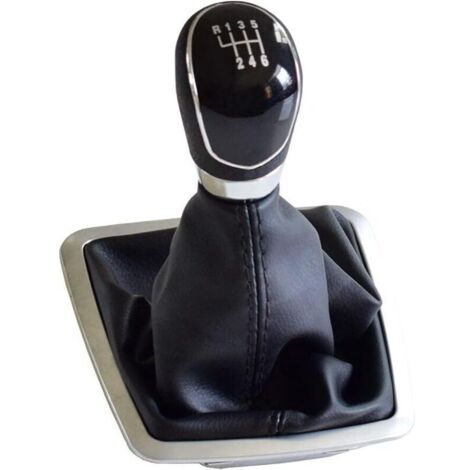 Nazalus - Offerta Speciale - Cambio manuale a 6 marce per Ford Focus 2 MK2 FL C-MAX 2006-2011 MK3 MK4 MK7 Galaxy con copertura antipolvere in pelle - Nero - 6 marce