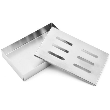 Nazalus-Sale Barbecue Smoker Box - Generatore di fumo freddo - Barbecue a gas, elettrico, a carbonella - Accessorio per cucinare barbecue - Carne, Pesce, Verdure, Tofu