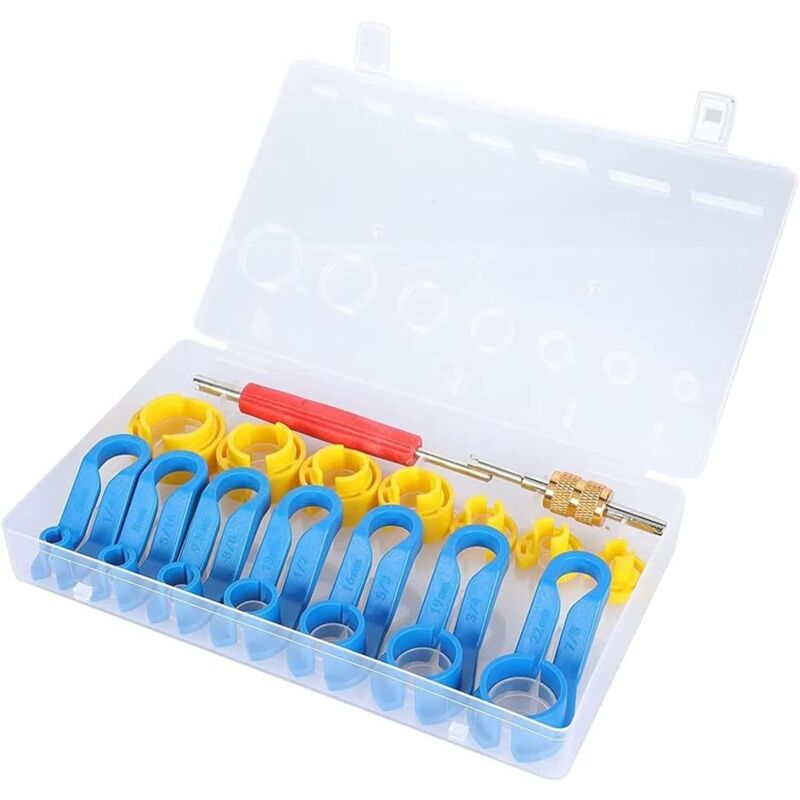 Nazalus-Vente 16pcs Voiture AC Line Disconnect Tool Set Auto Fuel Line Quick Removal Tool Ligne de Carburant Angled Disconnect Tools