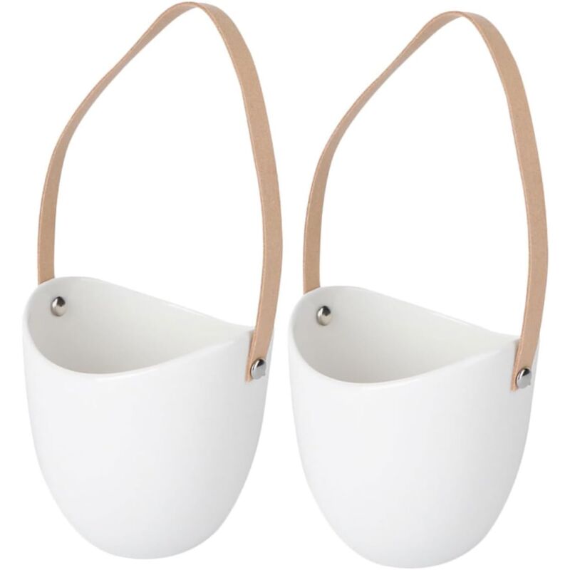Nazalus-Vente 2 Pièces Garniture De Rembourrage Plante Plantes Vertes Bassin Suspendu Pot De Chlorophytum Pot De Fleur Panier Suspendu Porte-Plante