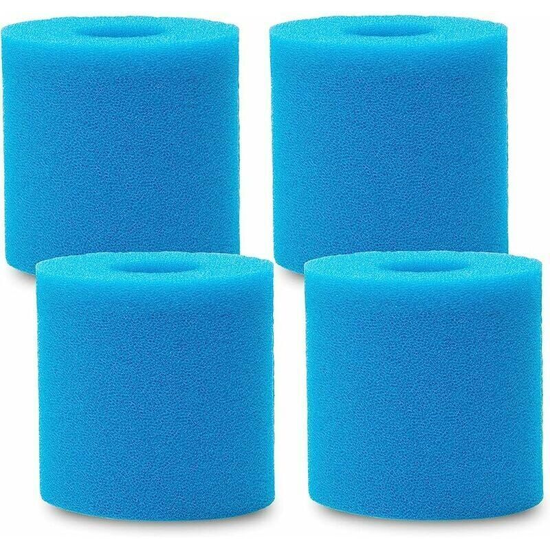 Nazalus-Vente chaude-4 filtres de piscine en éponge de type H - Cartouches filtrantes réutilisables et lavables - Pour remplacement de nettoyage Type