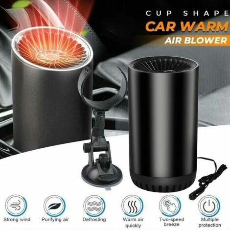 Nazalus-Vente chaude-Chauffage de voiture portable, 2 en 1, chauffage et refroidissement rapide, dégivreur de chauffage de voiture, dégivreurs de pare-brise 150 W 12 V, ventilateur de pare-brise enfic