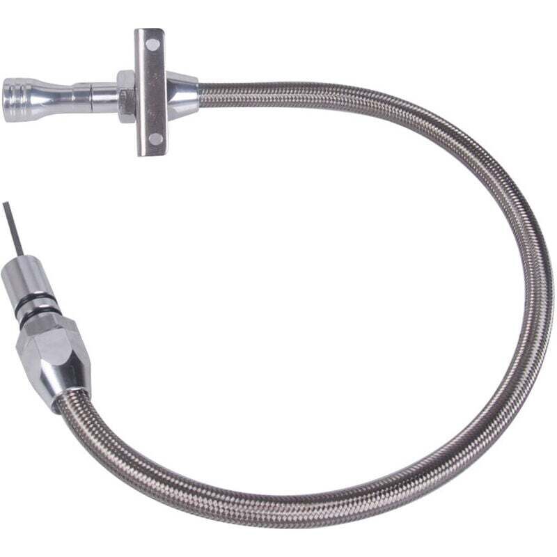 Nazalus-Vente chaude-Jauge de Transmission pare-feu tressé en acier inoxydable jauge Flexible TH350 TH-400 700R4 Tranny SBC BBC Trans pour Chevy GM