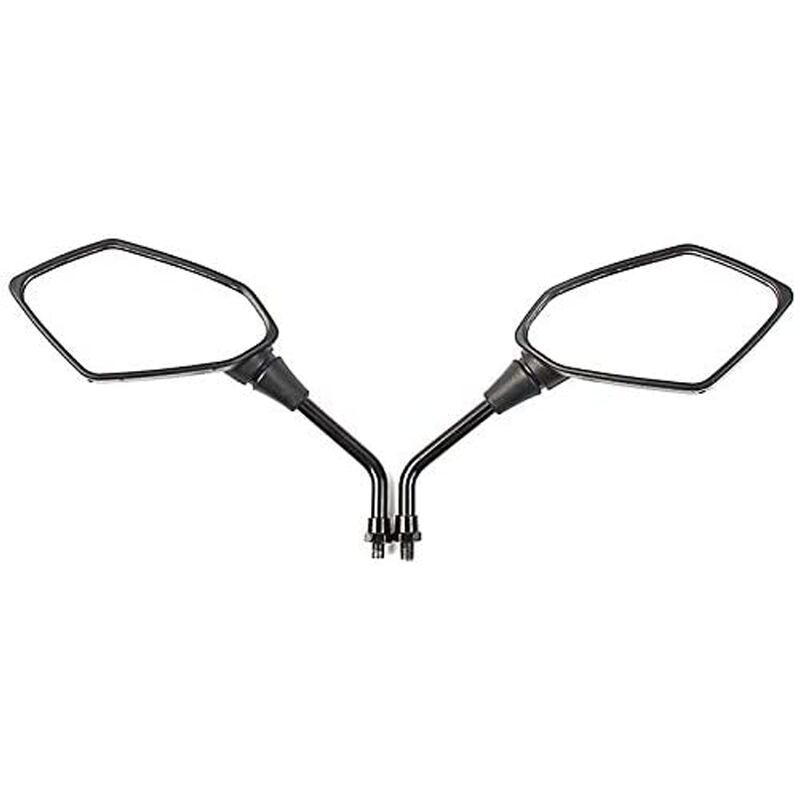 Nazalus-Vente chaude-Paire de Rétroviseurs pour Motos Rétroviseur Universel pour Scooter Moto Quad ATV Vélos Bicyclette Filetage Boulon 8 mm