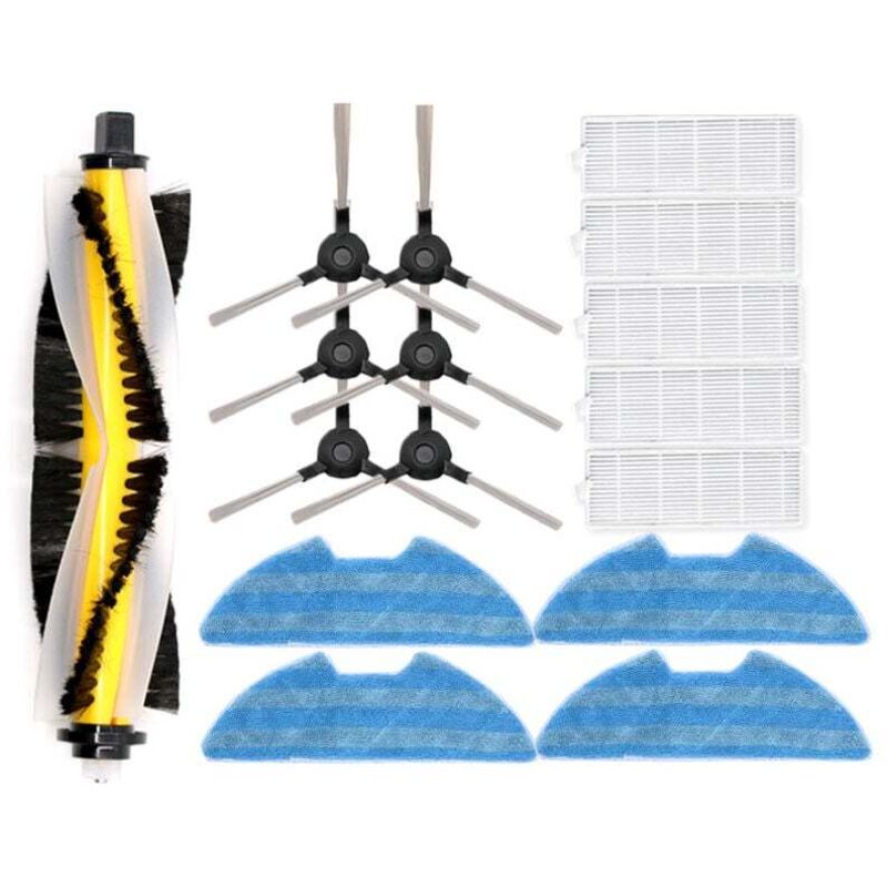 Nazalus-Vente chaude-Proscenic Sweeper Accessories, Side Brush 811GB 911S Main Brush Filter Rag Kit