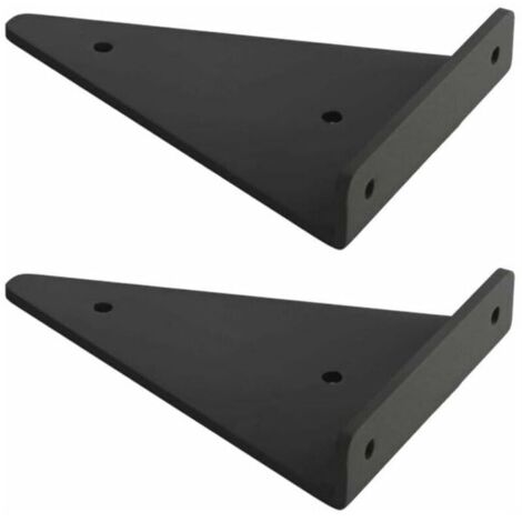 Nazalus-Vente chaude-Support D'étagère en Triangle en Métal Flottant,Equerre Etagere Mural Aveugles Dissimulés,Chambre à Coucher Salon Salle de Bain Bricolage Décoration Support,2 Pièces (17x13cm/6.7x