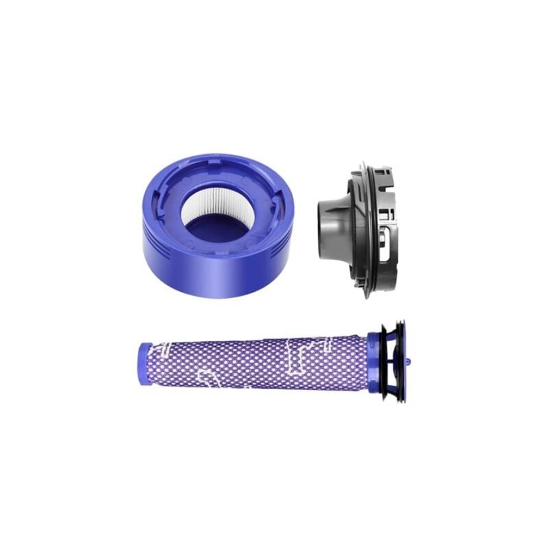 Nazalus-Vente Filtre et Couvercle arrière du Moteur Accessoires pour Dyson V7 V8 aspirateur, Couvercle arrière du Moteur + Filtre arrière +