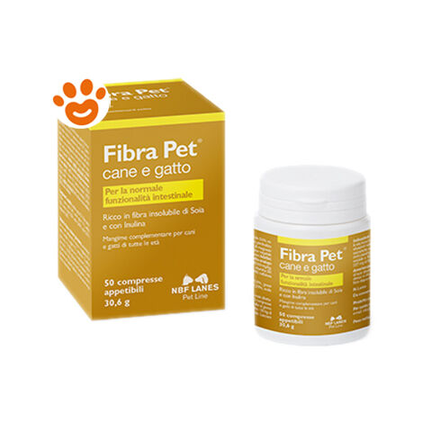 NBF Lanes Dog e Cat Fibra Pet - NBF Lanes Dog e Cat Fibra Pet - Confezione da 50 Compresse