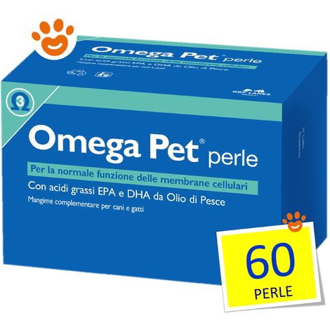 NBF Lanes Omega Pet Perle Recovery per Cani e Gatti - 60 perle