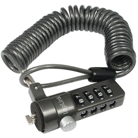 NBS004 cable antirrobo Negro 1,8 m