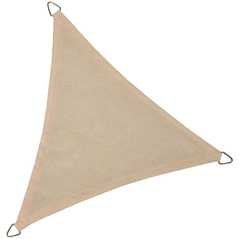 Nesling - nc Toile d'ombrage extérieure triangle blanc cassé 360x360x360 cm
