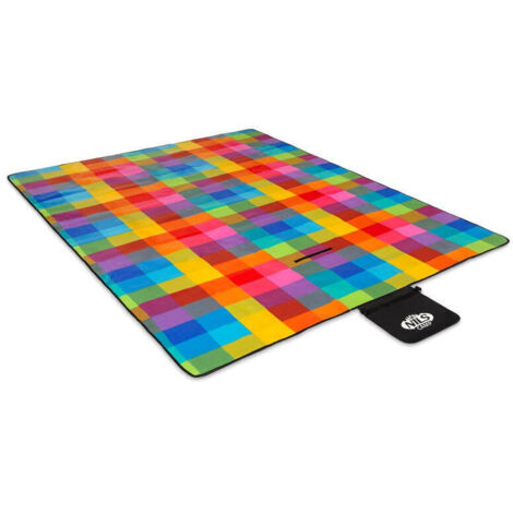NC2221 PICKNICKDECKE MULTI 250x200 CM PE + ALU NILS CAMP