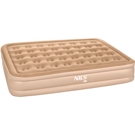 NC2808 MATELAS DOUBLE KING SIZE BEIGE + POMPE ÉLECTRIQUE NILS CAMP