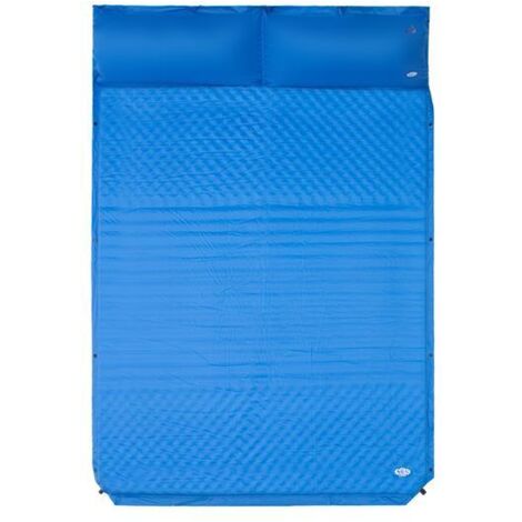 NC4060 MATERASSINO AUTOGONFIABILE BLU DOPPIO CON CUSCINO NILS CAMP