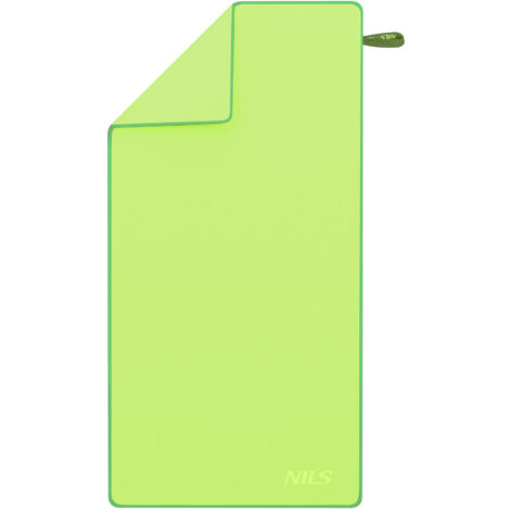 NCR12 ASCIUGAMANO MICROFIBRA VERDE 180x100 cm NILS