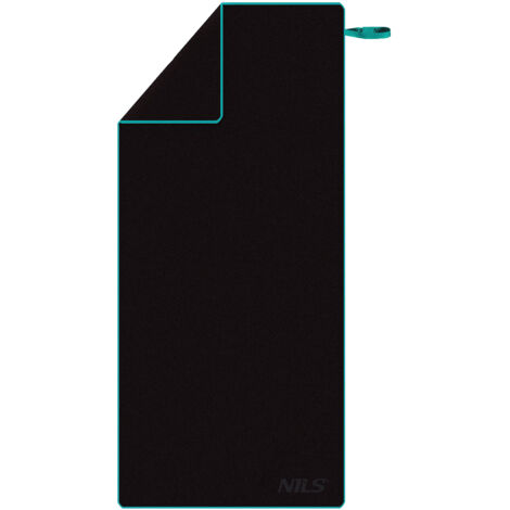NCR13 TOALLA DE MICROFIBRA NEGRA 200x90 cm NILS