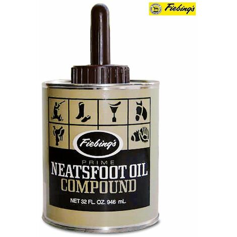 Neatsfoot Compound huile pour cuir redonne de l'élasticité à la peau 946 ml