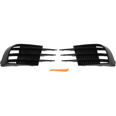 Nebelscheinwerfergitter für Volkswagen Golf 6 MK6 GTD (2008–2013) – 1 Paar – Schwarz glänzend – ABS