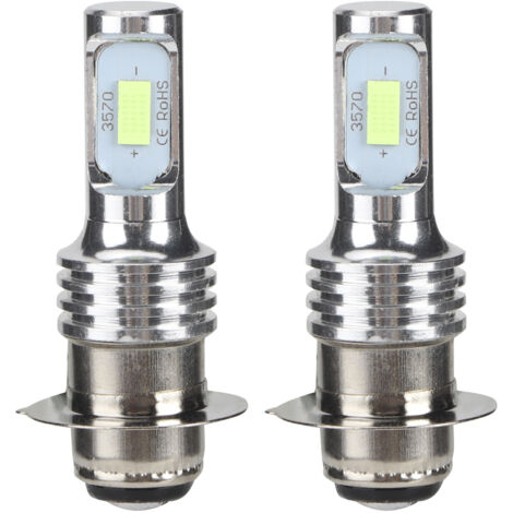 Nebelscheinwerferlampe, 2 Stück H6/PISD 80W 8000K LED Nebelscheinwerferlampe Eisblau 12-24V Universal für m6 17mm für Nebelscheinwerferlampe h6 700 Lampen Eisblau Raptor.