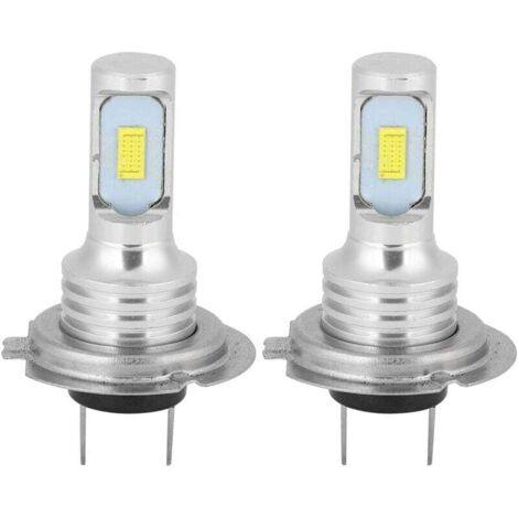 Nebelscheinwerferlampen, 2 Stück 80W 6000K universelle H7 LED-Autonebelscheinwerferlampe weiß DC 12-24V