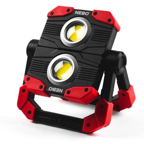 Nebo Omni 2K lampe de travail rechargeable noir rouge