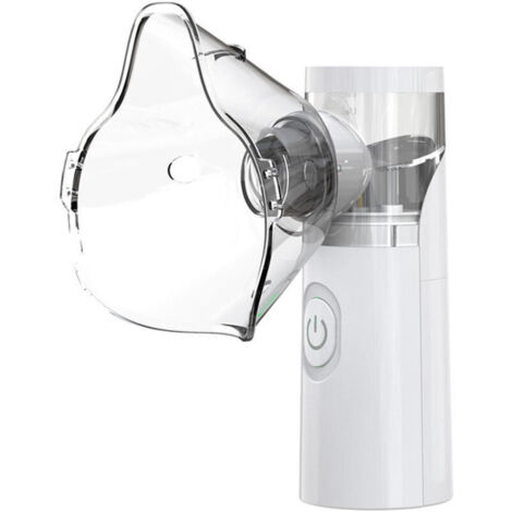 Nebulisateur Inhalateur Pour Enfants, Nebulisateur Portable Rechargeable pour Adultes et Enfants, Inhalateur Silencieux pour Enfants avec 2 Masques et Embout Buccal, pour Usage Domestique et en Voyage