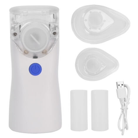 Nébuliseur Portable Rechargeable USB pour Enfants et Adultes - Inhalateur à Vapeur Léger