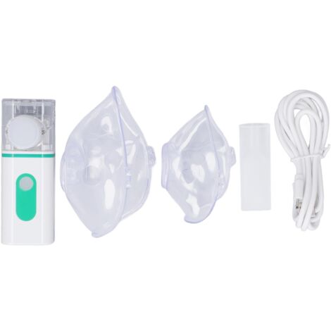 Nébuliseur Ultrasonique Portable 1.5W, Inhalateur Silencieux pour Enfants et Adultes, Idéal Voyage et Maison, Vert