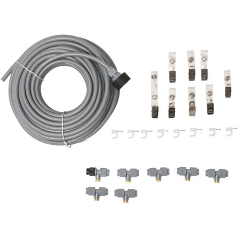 Nebulizzatore da terrazza 10 m 7 ugelli ottone WERKA PRO
