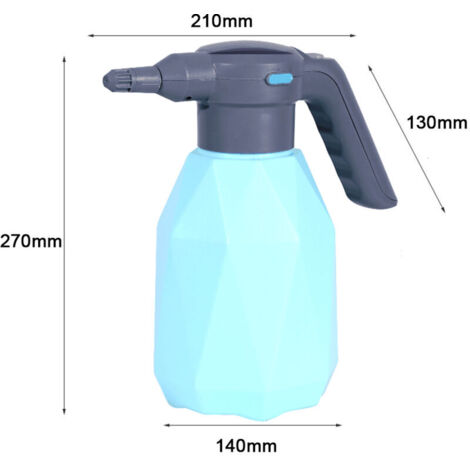 Nebulizzatore elettrico per piante ricaricabile tramite USB a doppia modalità, spruzzatore automatico per l'irrigazione del giardino domestico, strumento multifunzionale per la pulizia delle finestre.