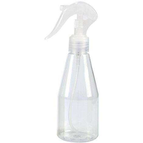Nebulizzatori trasparenti per piante KZQ, confezione da 3, nebulizzatore fine in plastica da 200 ml per giardinaggio, con soluzione detergente e grilletto vuoto (19 cm)