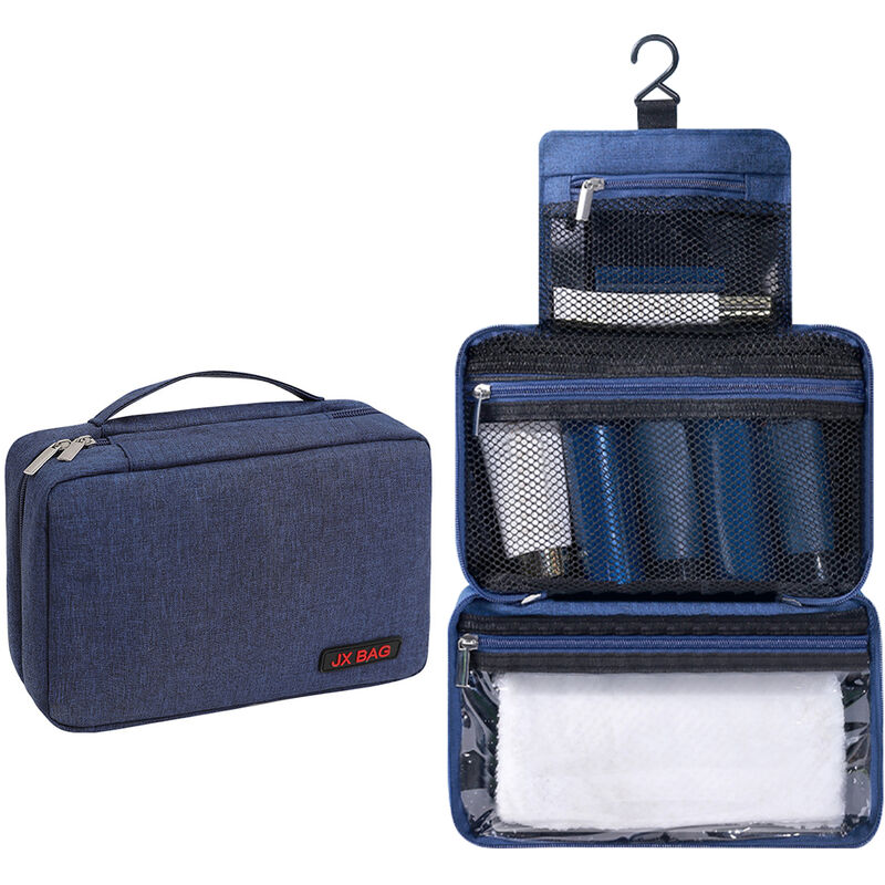 

Neceser colgante Neceser de viaje, Bolso cosmetico,azul marino - Kkmoon