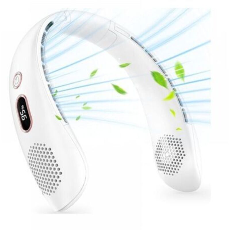Image of Neck Fan, Silent Portable USB Bladeless&hellip;