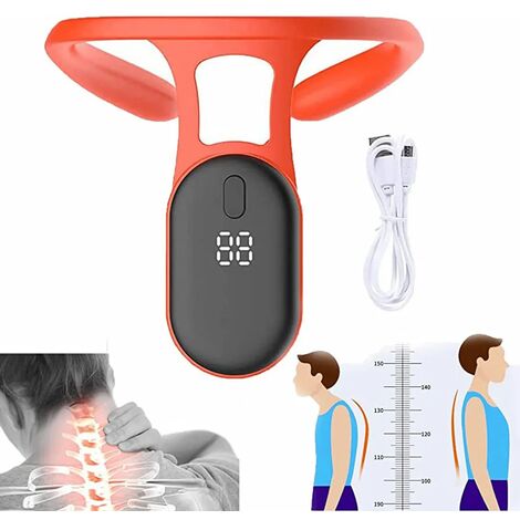 Hot Home Neck Lymphatic Drainage Massager, Electric Pulse Neck Massager  portable Mini U-Shaped Wireless Neck Massage