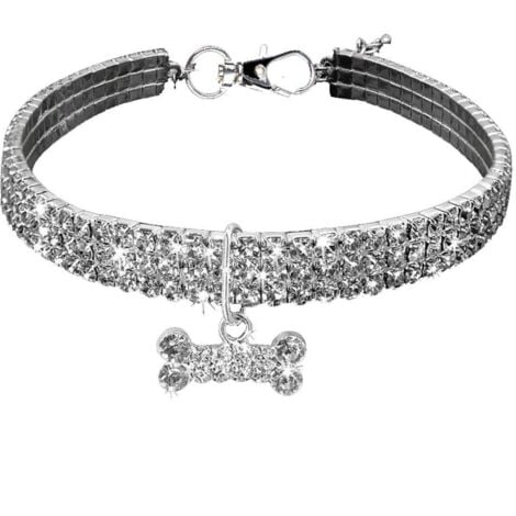 Necklace Jewelry Collar for Dog, Cat or Other Pet with Pendant - Size S