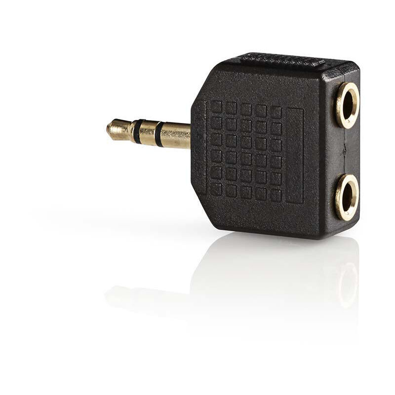 

Nedis Adaptador de Audio Estéreo | Macho de 3,5 mm - 2x 3,5 mm hembra NE550670180