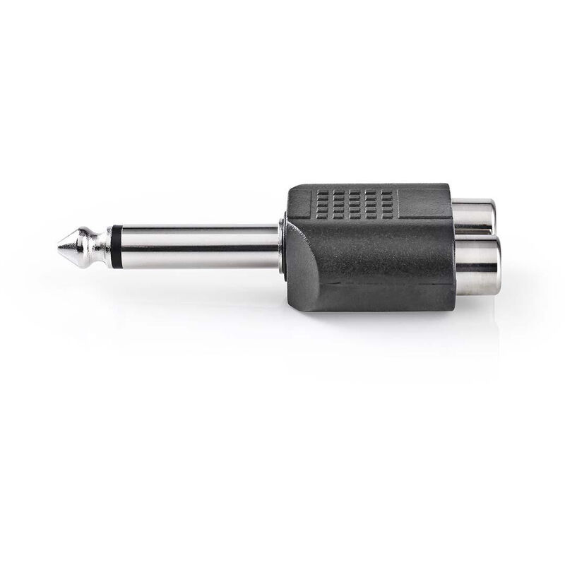 

Adaptador de Audio Mono | 6,35 mm Macho - 2x RCA Hembra | 10 unidades | Negro NE550687692 - Nedis