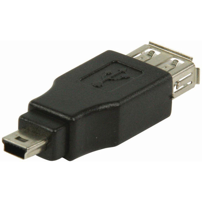 

Adaptador USB 2.0 | Mini 5 Pines Macho - A Hembra | Negro NE550676760 - Nedis