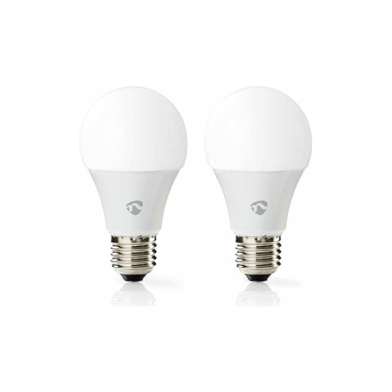 Nedis - Lot de 2 ampoules led à variation de couleur connectée et autonome / Douille E27