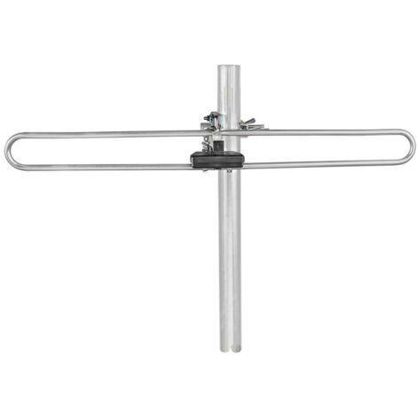 Nedis Außen DAB + Antenne / Passiv / Empfangsbereich: 0-50 km / Verstärkung dBi (bei Antennenkabel): 4 dB / Aluminium