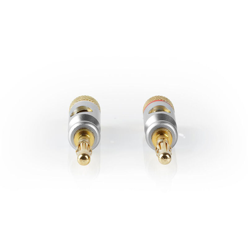 

Banana Connector | Male | Metal | Silver NE550704348 - Nedis