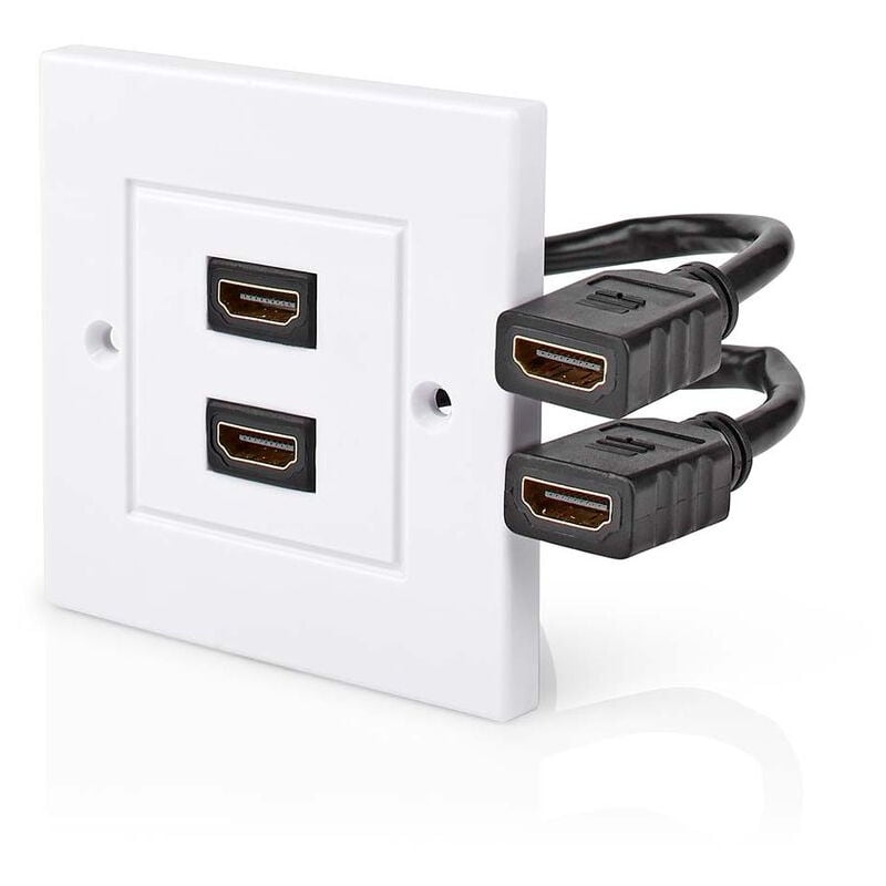 2 x hdmi wall socket 4K CVGP34955WT - Nedis