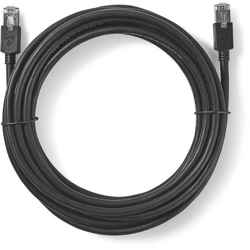 Nedis - Câble réseau Cat 6 f/utp RJ45 (8P8C) Mâle - RJ45 (8P8C) Mâle 15 m Anthracite