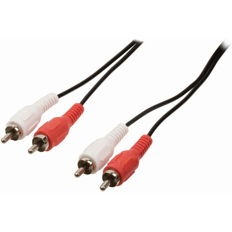 

Cable de Audio Estéreo | 2x RCA Macho - 2x RCA Macho | 3,0 m | Negro NE550680520 - Nedis