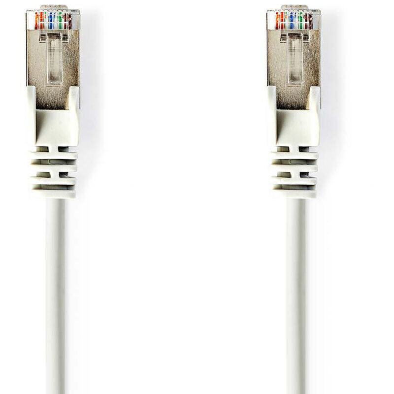 

Cable de Red CAT5e F/UTP | Conector RJ45 (8P8C) Macho - Conector RJ45 (8P8C) Macho | 5,0 m | Blanco NE550690134 - Nedis