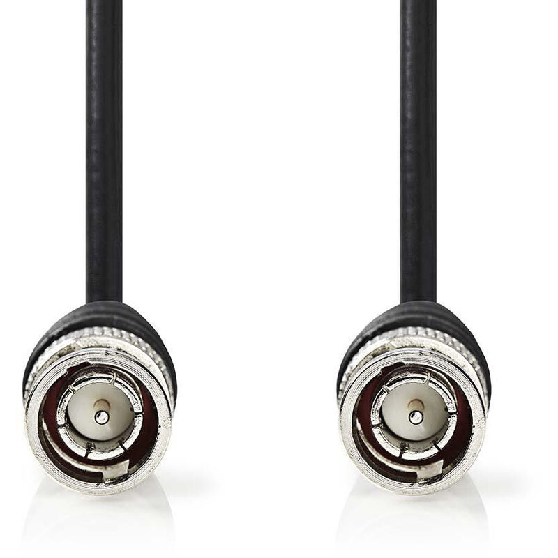 

Nedis Cable de Vídeo BNC | BNC Macho - BNC Macho | 2,0 m | Negro NE550677447