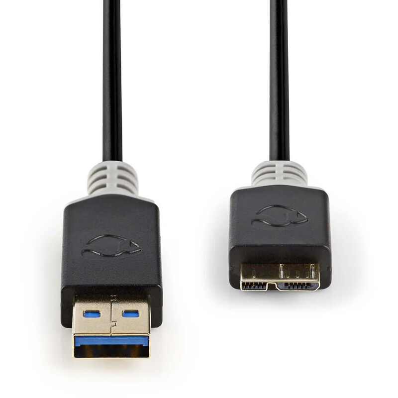 

Cable USB 3.0 | A Macho - Micro B Macho | 2,0 m | Antracita NE550669909 - Nedis